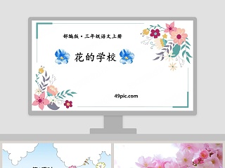 花的学校说课稿ppt