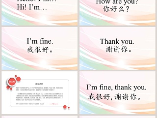 Lesson 2  How are you-Unit 1 Greetings教学ppt课件