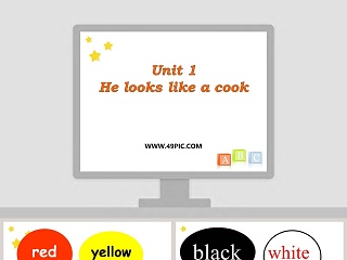 Unit 1-He looks like a cook教学ppt课件