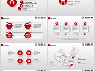 中国工商银行通用PPT模板