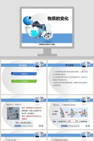 物质的变化教学ppt课件