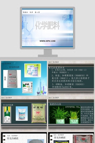 化学肥料粤教社 化学 第八章 PPT 模板