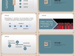 国家奖学金答辩PPT模板