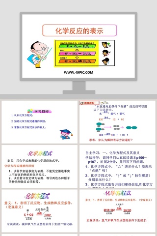 化学反应的表示教学ppt课件
