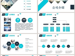 公司简介企业文化PPT模板