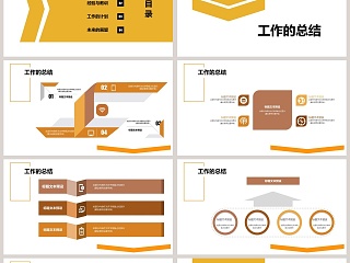 简约财务会计总结报告ppt