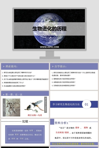 生物进化的历程教学ppt课件