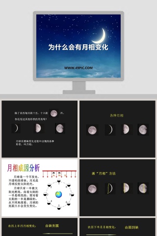 为什么会有月相变化教学ppt课件