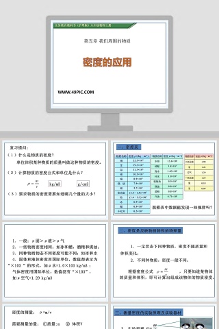 密度的应用第五章 我们周围的物质教学ppt课件