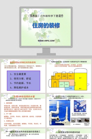 鄂教版三年级科学下册课件PPT模板