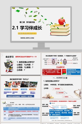 学习伴成长第二课   学习新天地教学ppt课件