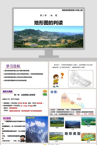 商务星球版地理七年级上册-第二章   地  图教学ppt课件
