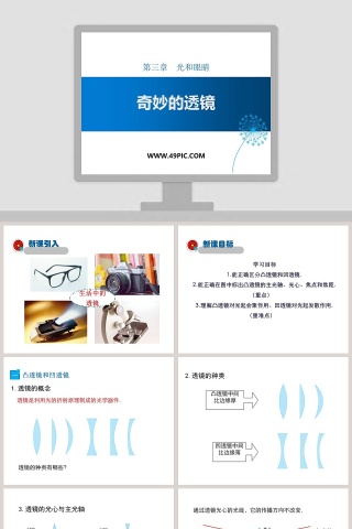 第三章光和眼睛-奇妙的透镜教学ppt课件