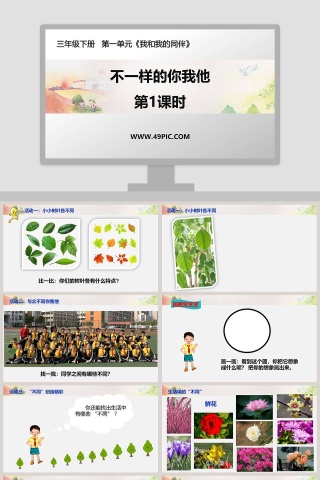 不一样的你我他-第教学ppt课件