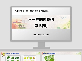 不一样的你我他-第教学ppt课件