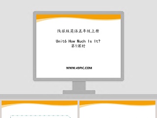 陕旅版英语五年级上册-Unit6 How Much Is It教学ppt课件