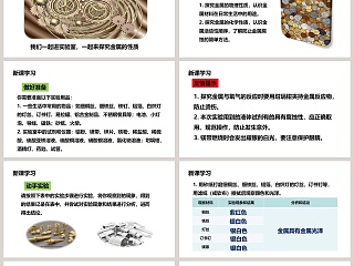 鲁教版  九年级下册-探究金属的性质教学ppt课件