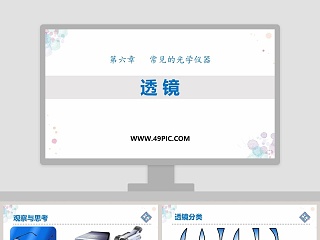 透 镜-第六章   常见的光学仪器教学ppt课件