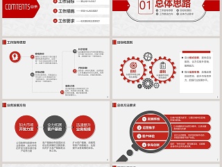 简约工作总结汇报计划商务PPT模板