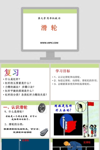 滑 轮-第九章 简单机械 功教学ppt课件