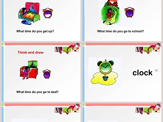 陕旅版英语五年级上册-Unit1 Get up on time教学ppt课件