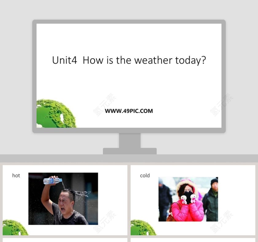 Unit4  How is the weather today教学ppt课件