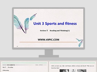 Unit 3 Sports and fitness-Section教学ppt课件