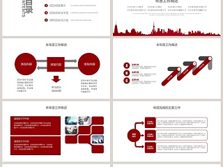 工作总结暨新年计划PPT模板