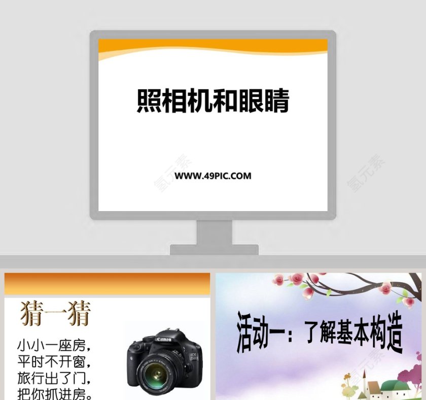 照相机和眼睛教学ppt课件