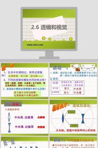 -透镜和视觉教学ppt课件