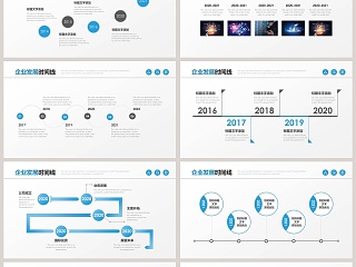 企业发展历程时间轴ppt