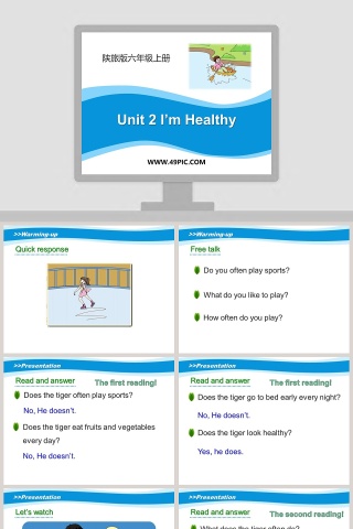 Unit 2 Im Healthy教学ppt课件