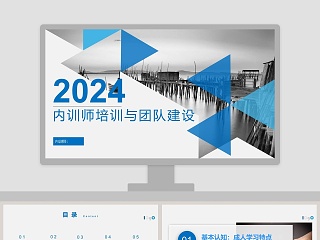 2019内训师培训与团队建设PPT模版