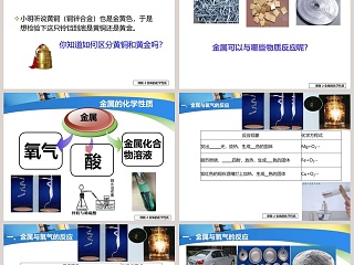 第八单元  金属和金属材料-金属的化学性质教学ppt课件