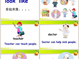 Unit 1-He looks like a cook教学ppt课件