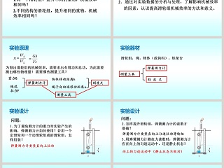 测滑轮组的机械效率-第九章机械和功教学ppt课件