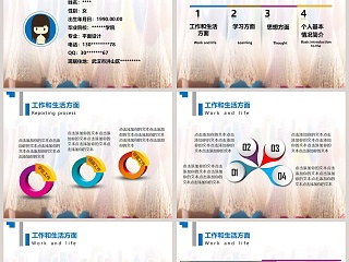 简约国家奖学金答辩PPT模板