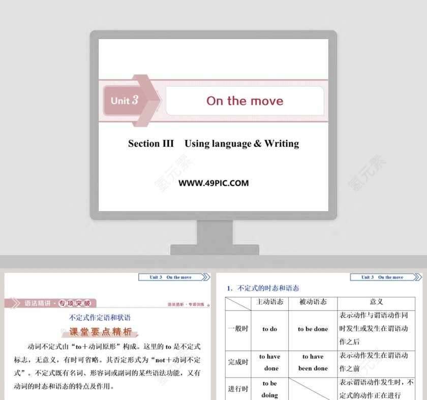 Section-Using language  Writing教学ppt课件