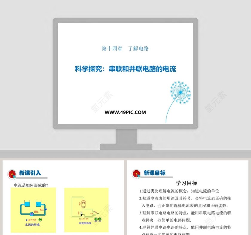 第十四章了解电路-科学探究串联和并联电路的电流教学ppt课件