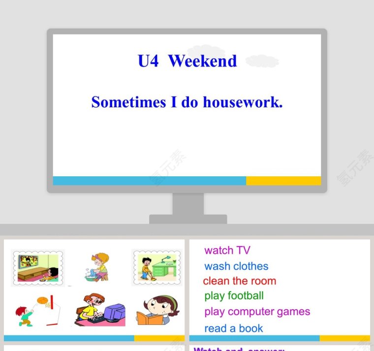 Sometimes-I do housework教学ppt课件第1张