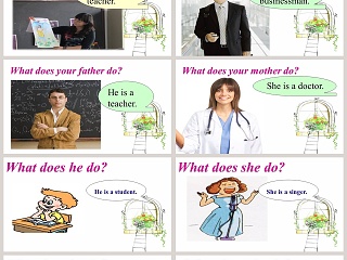 Unit 6  Lesson 2-What does your mother do教学ppt课件