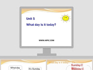 Unit 5-What day is it today教学ppt课件