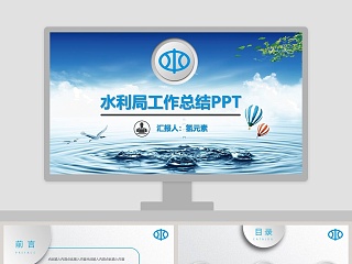 水利局工作汇报ppt