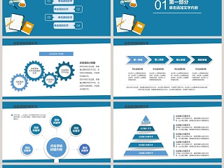 简约大气财务总结报告ppt