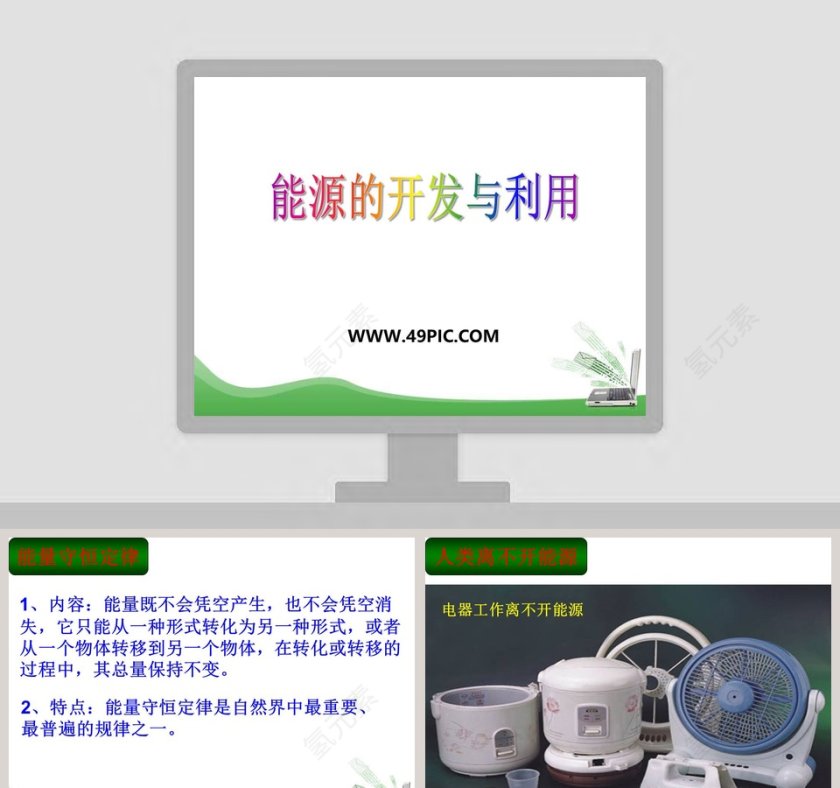 能源的开发与利用教学ppt课件