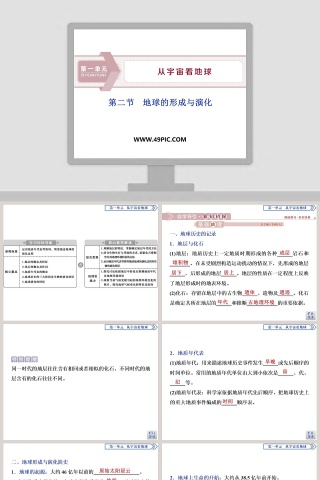 第二节地球的形成与演化教学ppt课件