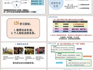 第一课 丰富的社会生活-我与社会教学ppt课件