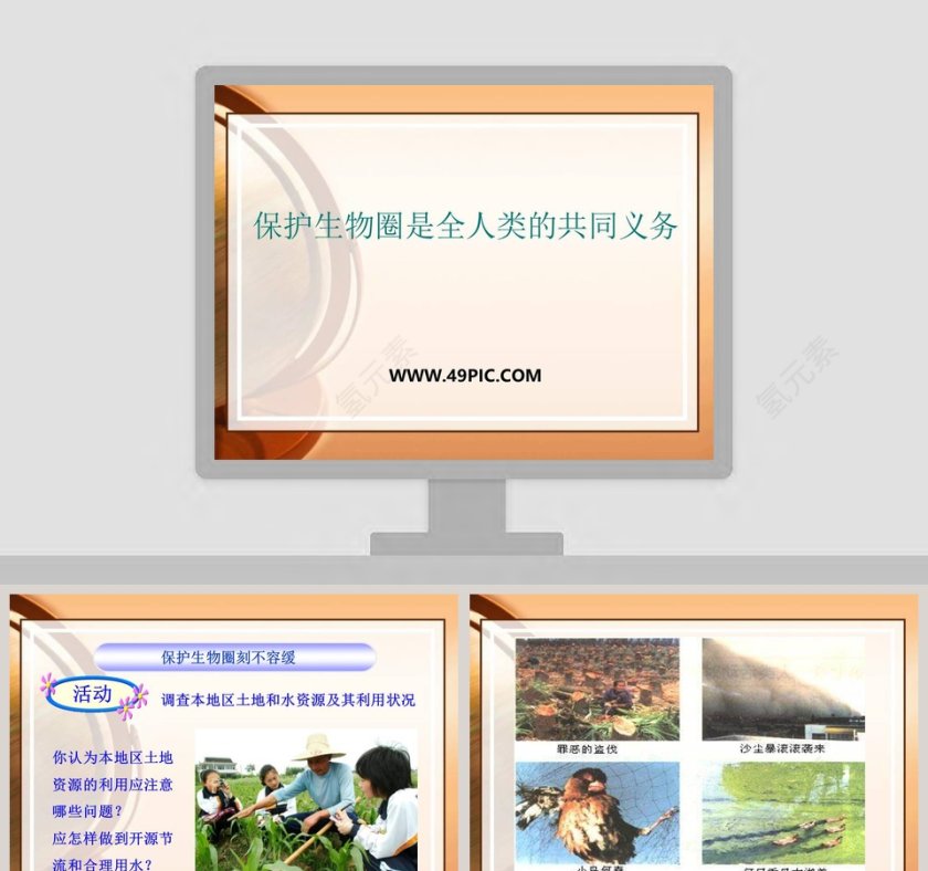 保护生物圈是全人类的共同义务教学ppt课件