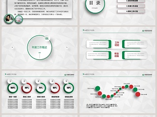 严谨实用框架完整农村信用社工作总结PPT动态通用模板