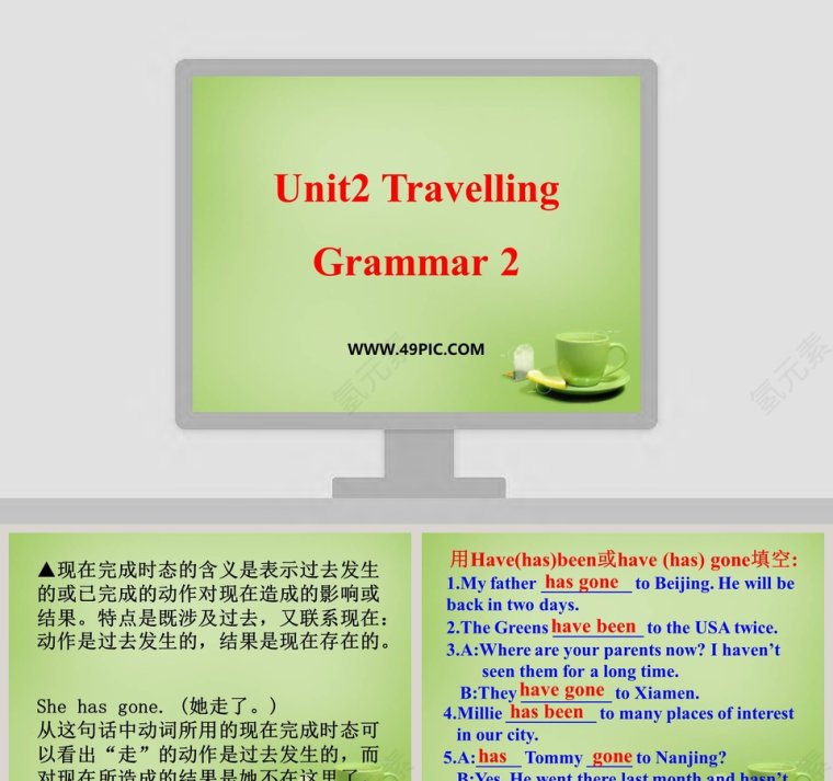Unit2 Travelling-Grammar 2教学ppt课件第1张